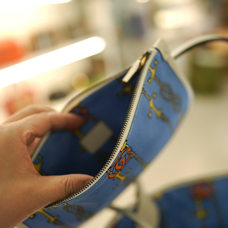 GUCCI 托特包 741424 FABY7 8452 粉紅色米色大布袋-17