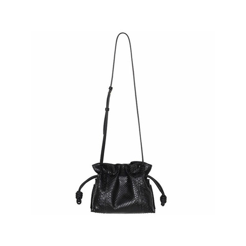 LOEWE 黑色弗拉明戈迷你手拿單肩包