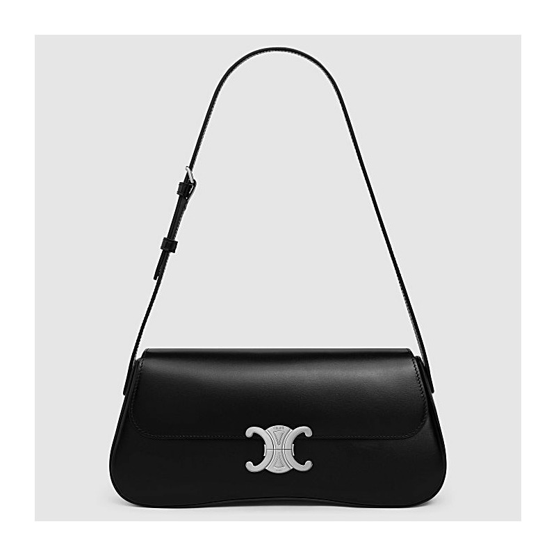 CELINE 亮面小牛皮中型捲包 115533BF4 38SI_O-5