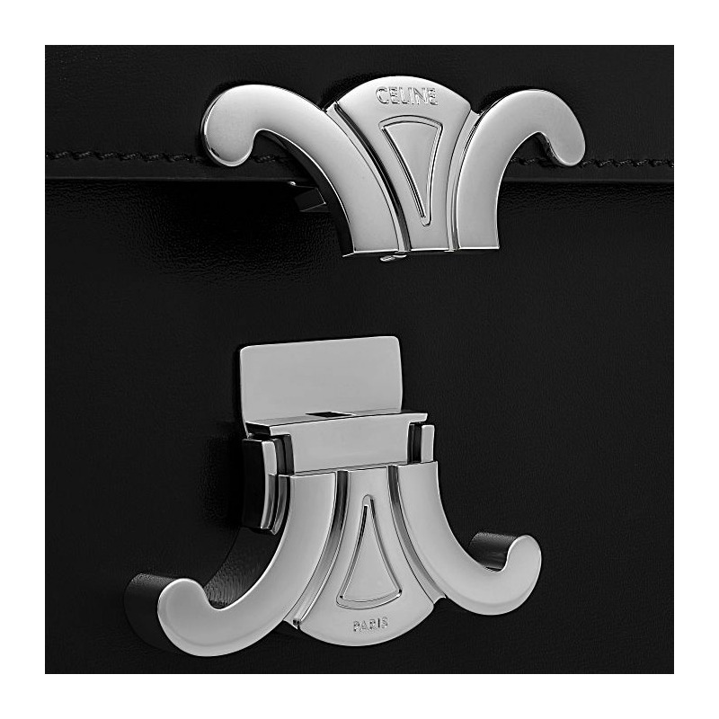 CELINE 亮面小牛皮中型捲包 115533BF4 38SI_O-11