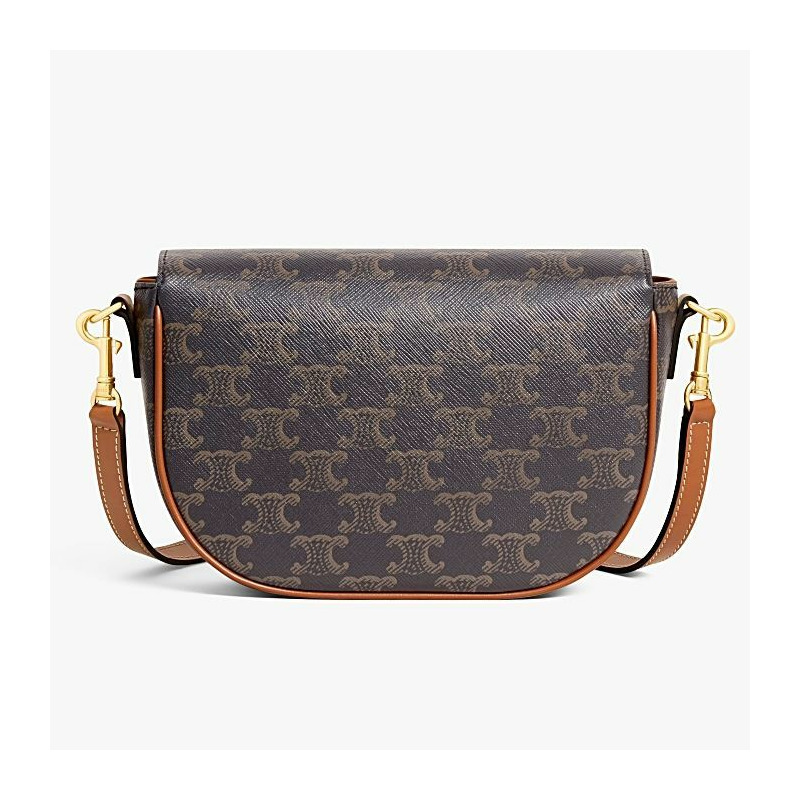 CELINE Celine 波點單肩背包 - Triomphe 帆布小牛皮款 122652GTL 04LU-2