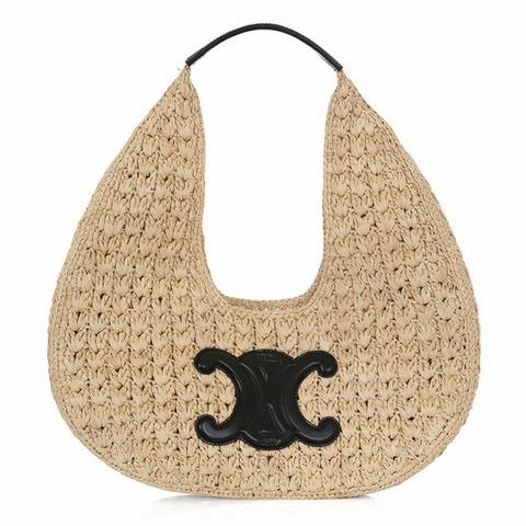 CELINE 經典款 Panier 拉菲草編織單肩包 25FW 112772EYR 02NC