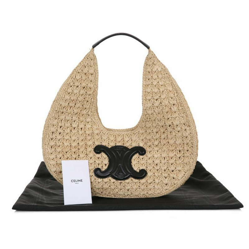 CELINE 經典款 Panier 拉菲草編織單肩包 25FW 112772EYR 02NC-9