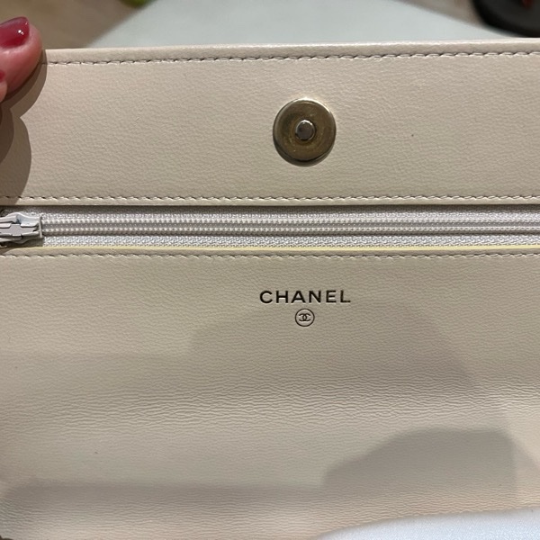 Chanel 19 woc 米白-11