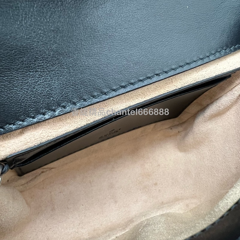 💗香緹國際精品💗 685 Gucci 馬蒙黑鏈帶包 #盒裝完整-10
