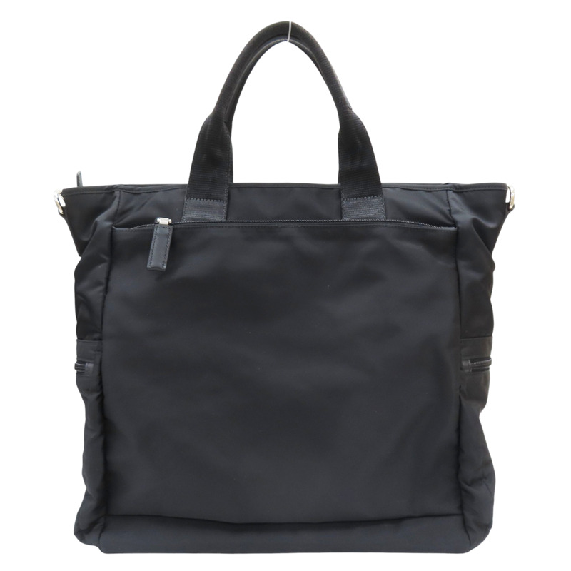 黑色 尼龍 公事包 兩用包【PRADA 普拉達】 2VG040-1