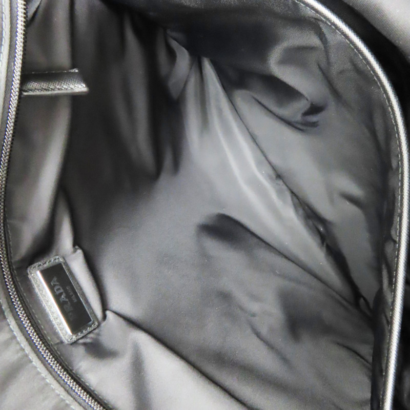 黑色 尼龍 公事包 兩用包【PRADA 普拉達】 2VG040-7