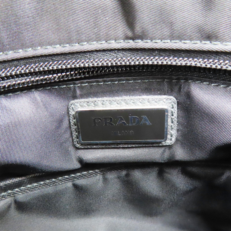 黑色 尼龍 公事包 兩用包【PRADA 普拉達】 2VG040-8