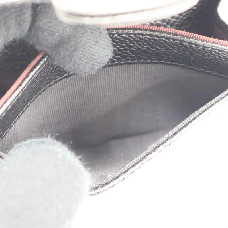 黑色牛皮 菱格紋 荔枝紋 卡夾 名片夾 AP0214【CHANEL 香奈兒】 AP0214-5