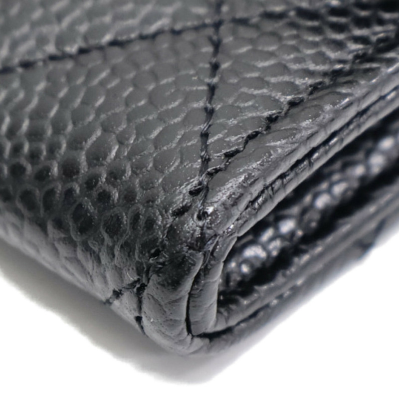 黑色牛皮 菱格紋 荔枝紋 卡夾 名片夾 AP0214【CHANEL 香奈兒】 AP0214-11