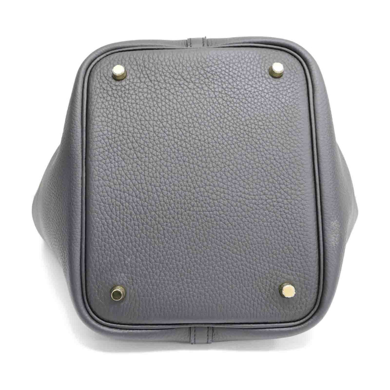 黑色 TC牛皮 Picotin Lock 22 手提包 K刻【HERMES 愛馬仕】-3