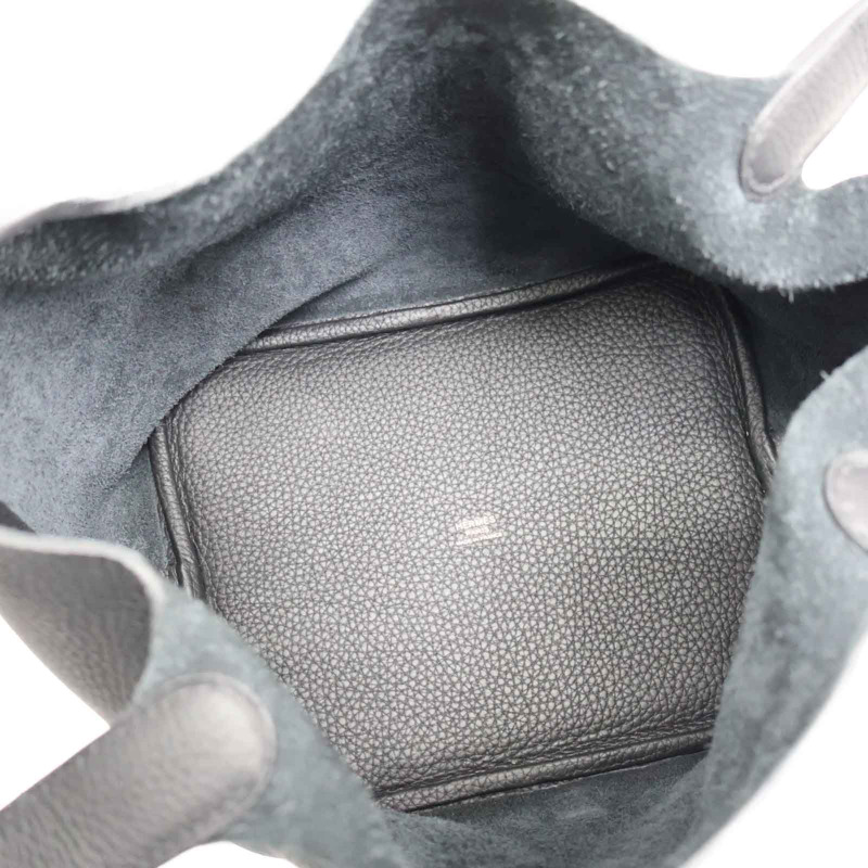 黑色 TC牛皮 Picotin Lock 22 手提包 K刻【HERMES 愛馬仕】-4