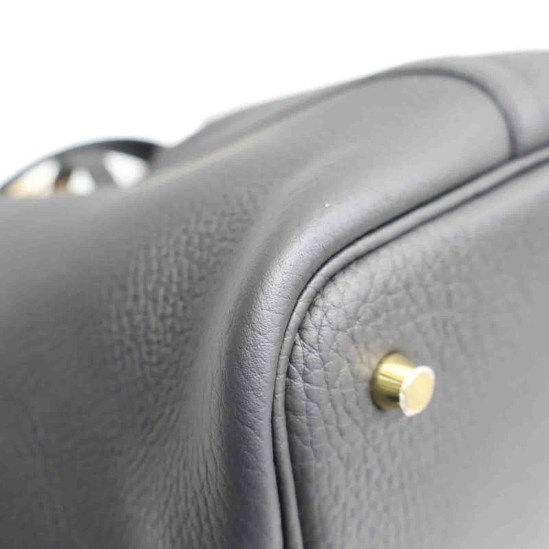 黑色 TC牛皮 Picotin Lock 22 手提包 K刻【HERMES 愛馬仕】-11