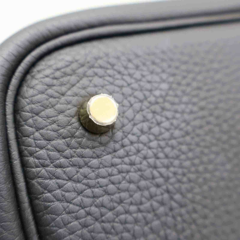 黑色 TC牛皮 Picotin Lock 22 手提包 K刻【HERMES 愛馬仕】-13