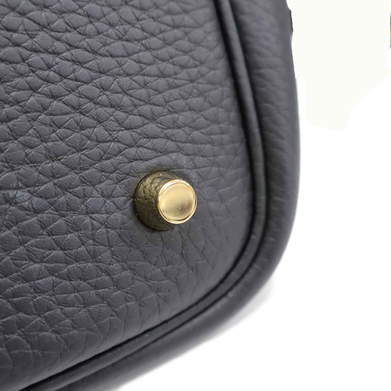 黑色 TC牛皮 Picotin Lock 22 手提包 K刻【HERMES 愛馬仕】-15