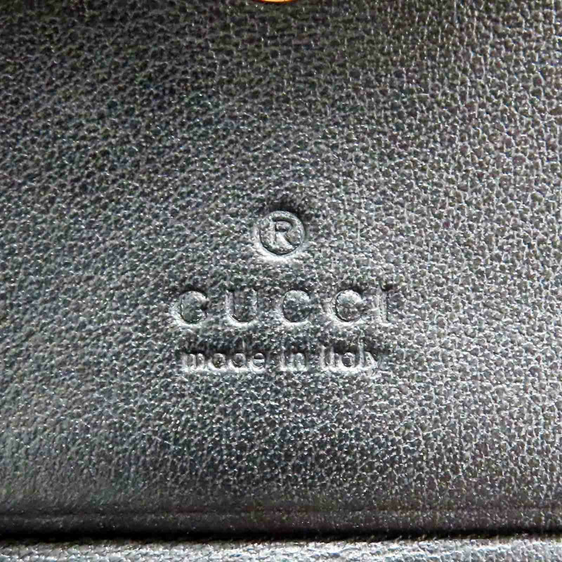 黑色 牛皮 GG Marmont Wallet 兩折短夾【GUCCI 古馳】 466492-7