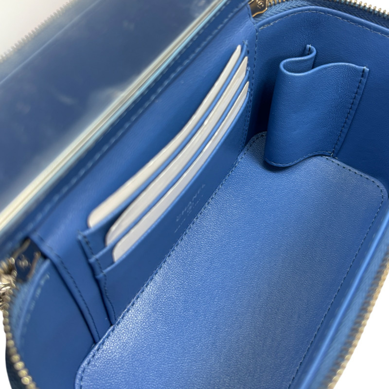 藍色 丹寧布 長方盒 Sweetheart Small Vanity Case 肩背包 【CHANEL 香奈兒】 AP3204-5