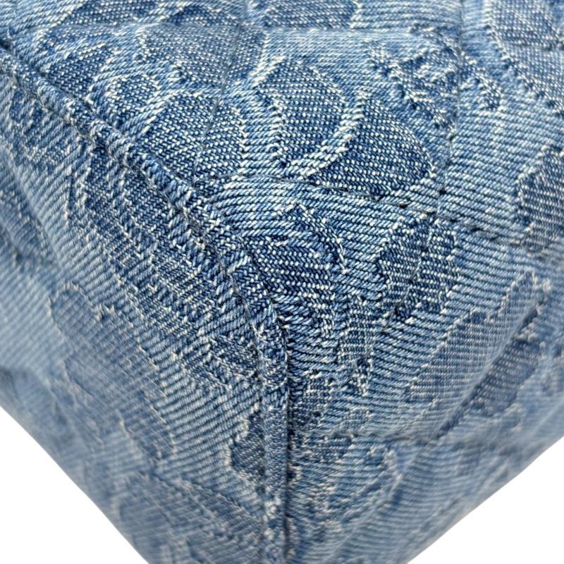 藍色 丹寧布 長方盒 Sweetheart Small Vanity Case 肩背包 【CHANEL 香奈兒】 AP3204-10