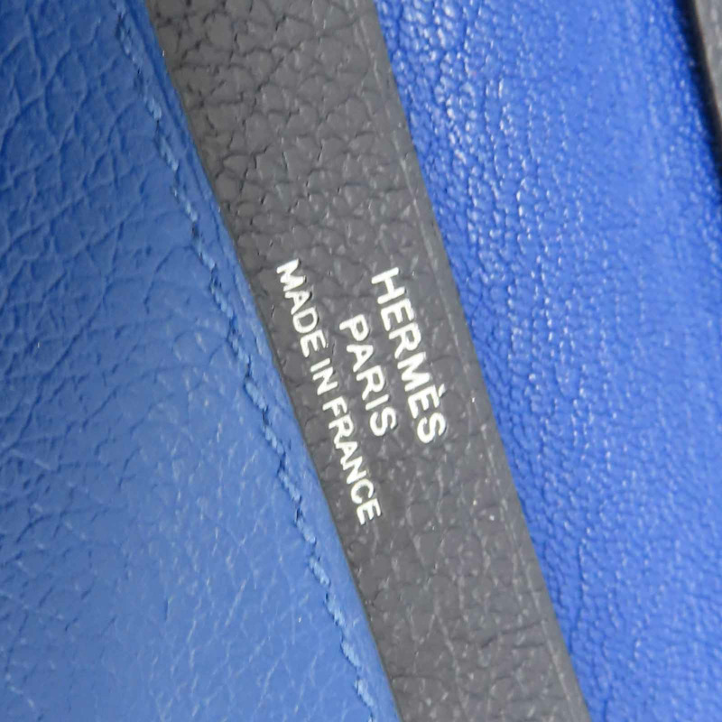 藍色 牛皮 R.M.S cardcase 卡夾 名片夾 B刻【HERMES 愛馬仕】-5