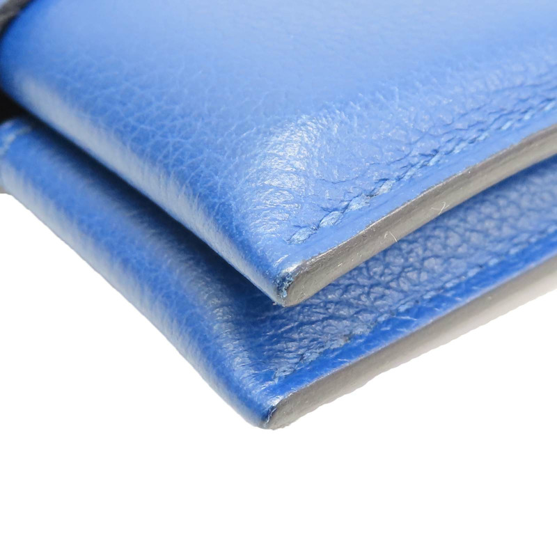 藍色 牛皮 R.M.S cardcase 卡夾 名片夾 B刻【HERMES 愛馬仕】-9