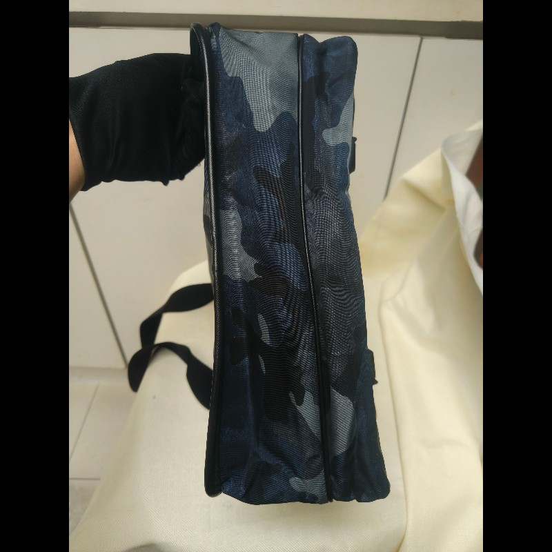 🔥年終狂降🔥【限時降價只到12/31（原23,800）】【8成新】㊣✨PRADA✨普拉達 藍色 迷彩 帆布 皮革 口袋 郵差包 肩背包 斜背包 /二手包/二手精品🌳二手樹屋🌳-5