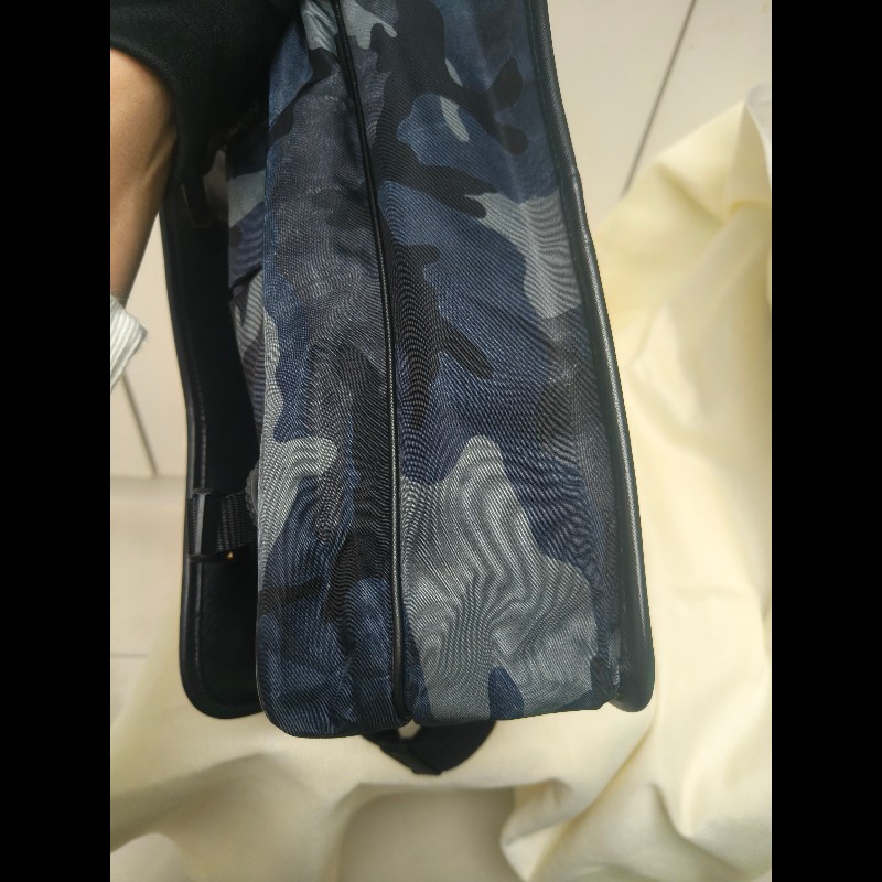 🔥年終狂降🔥【限時降價只到12/31（原23,800）】【8成新】㊣✨PRADA✨普拉達 藍色 迷彩 帆布 皮革 口袋 郵差包 肩背包 斜背包 /二手包/二手精品🌳二手樹屋🌳-10