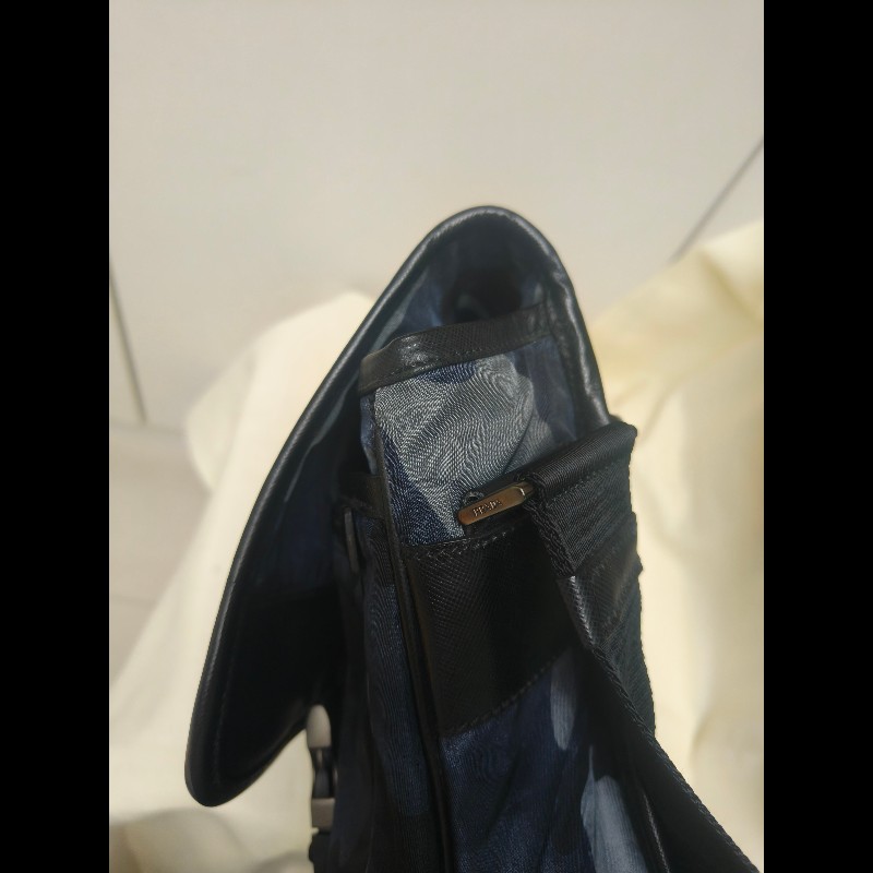 🔥年終狂降🔥【限時降價只到12/31（原23,800）】【8成新】㊣✨PRADA✨普拉達 藍色 迷彩 帆布 皮革 口袋 郵差包 肩背包 斜背包 /二手包/二手精品🌳二手樹屋🌳-18