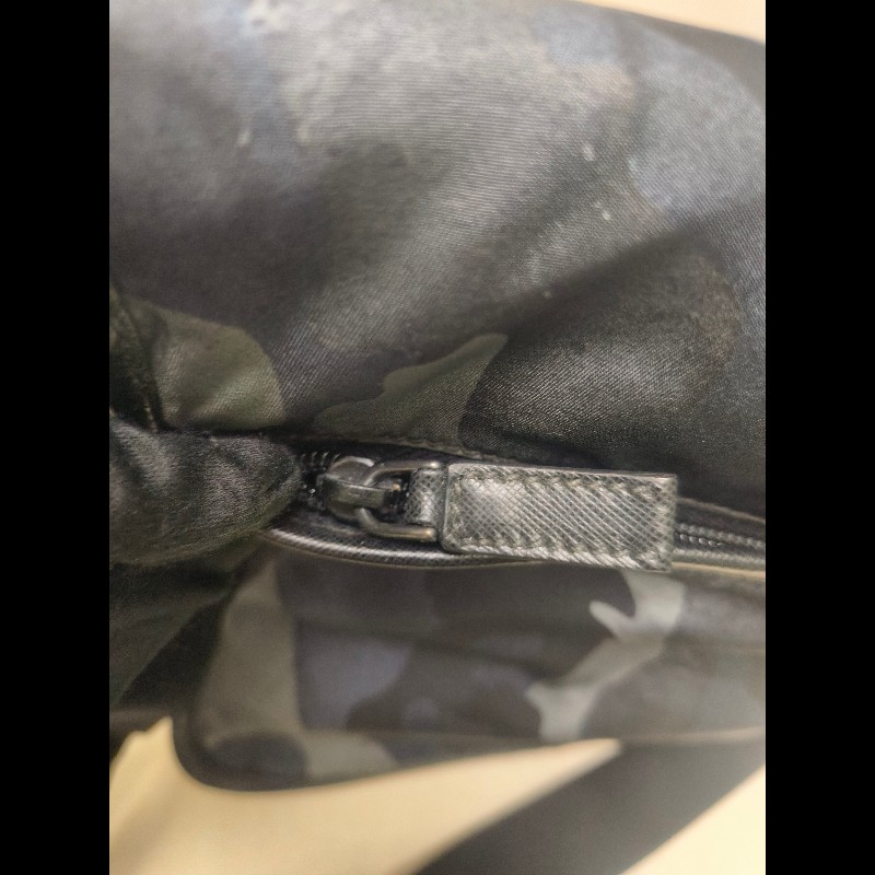 🔥年終狂降🔥【限時降價只到12/31（原23,800）】【8成新】㊣✨PRADA✨普拉達 藍色 迷彩 帆布 皮革 口袋 郵差包 肩背包 斜背包 /二手包/二手精品🌳二手樹屋🌳-22