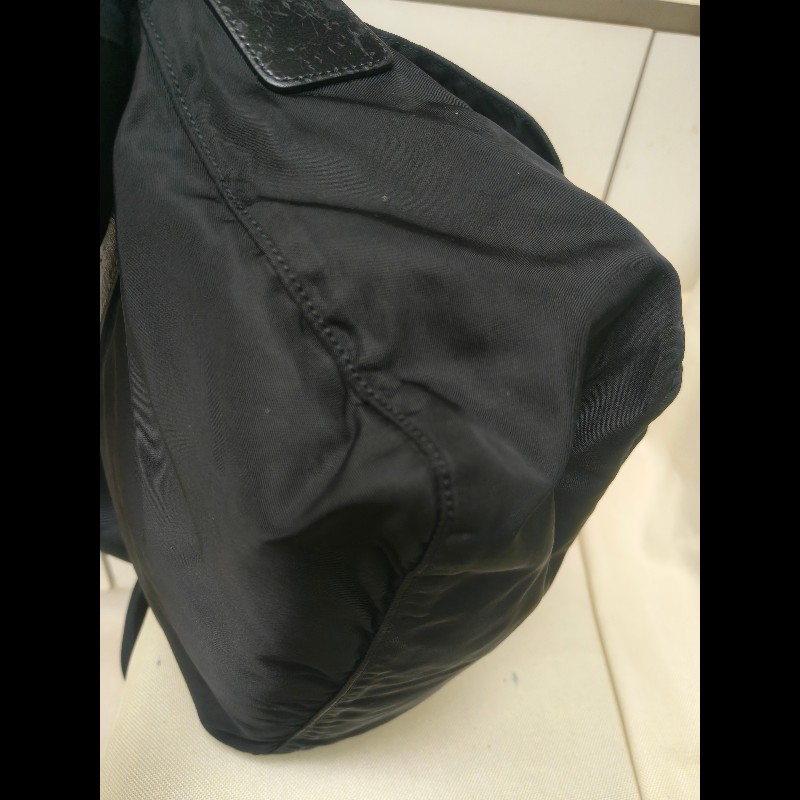 🔥年終狂降🔥【限時降價只到12/31(原18,800)】㊣✨PRADA✨(附防塵袋)普拉達 黑色 帆布 皮革 口袋 郵差包 肩背包 斜背包 /二手包/二手精品🌳二手樹屋🌳-7