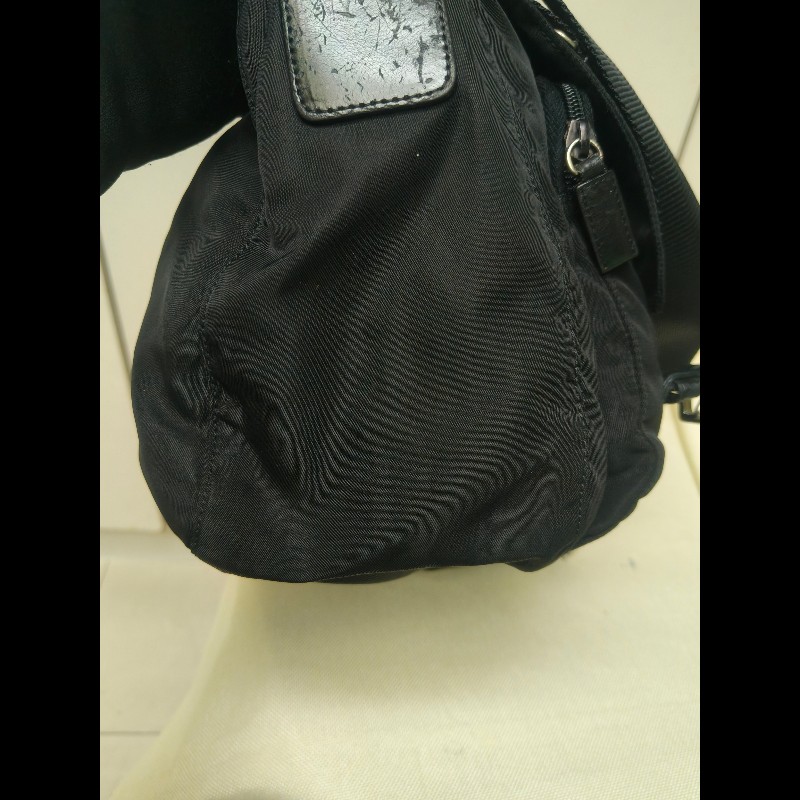 🔥年終狂降🔥【限時降價只到12/31(原18,800)】㊣✨PRADA✨(附防塵袋)普拉達 黑色 帆布 皮革 口袋 郵差包 肩背包 斜背包 /二手包/二手精品🌳二手樹屋🌳-28