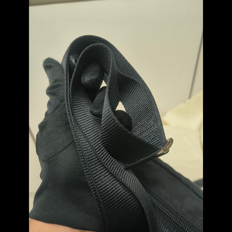 🔥年終狂降🔥【限時降價只到12/31(原18,800)】㊣✨PRADA✨(附防塵袋)普拉達 黑色 帆布 皮革 口袋 郵差包 肩背包 斜背包 /二手包/二手精品🌳二手樹屋🌳-33