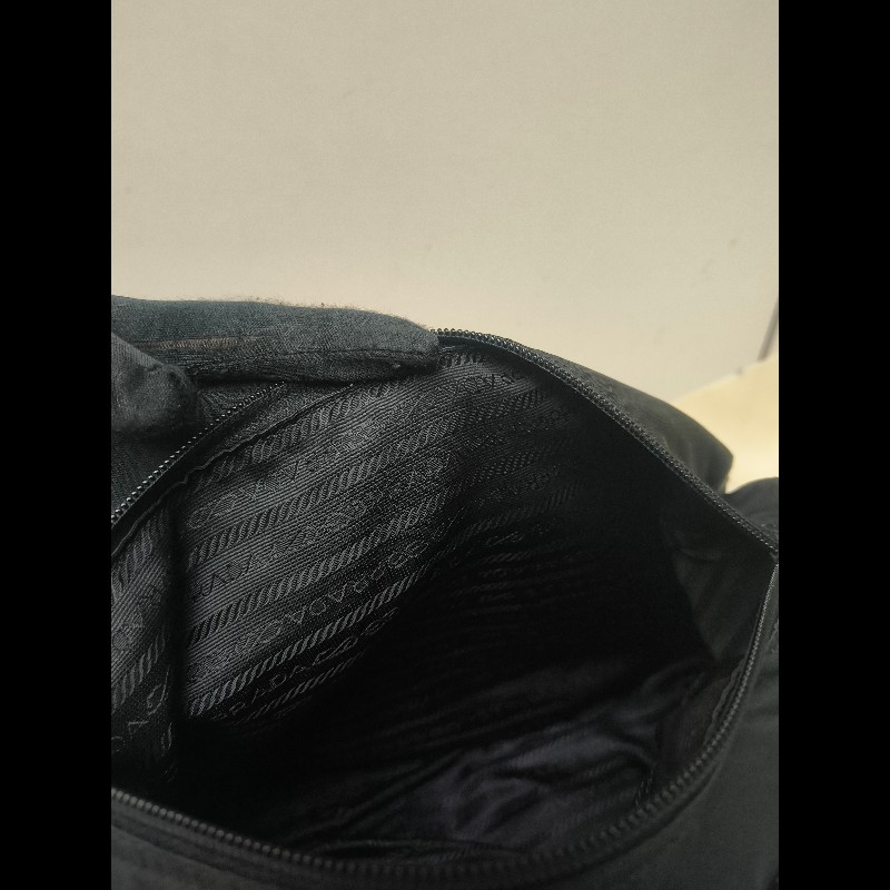🔥年終狂降🔥【限時降價只到12/31(原18,800)】㊣✨PRADA✨(附防塵袋)普拉達 黑色 帆布 皮革 口袋 郵差包 肩背包 斜背包 /二手包/二手精品🌳二手樹屋🌳-43