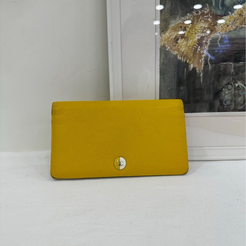 Chanel 黄色錢包-0