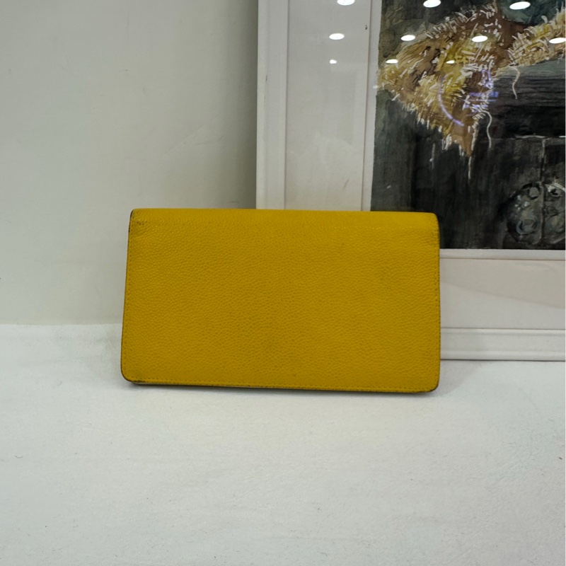 Chanel 黄色錢包-1