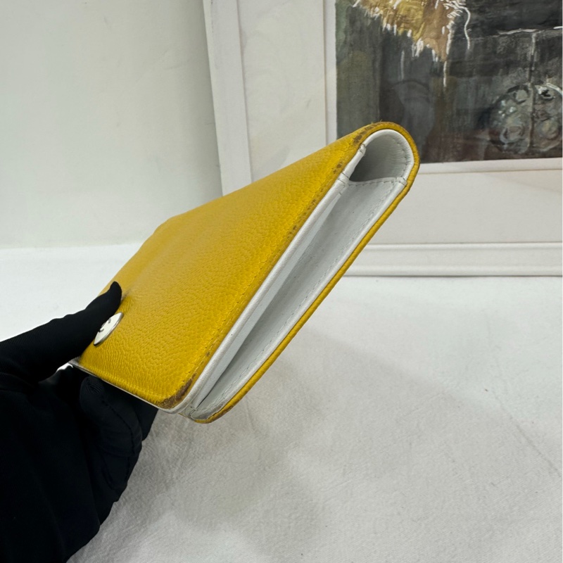 Chanel 黄色錢包-4