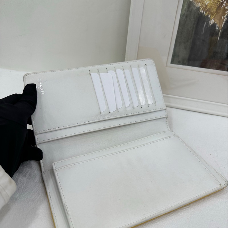 Chanel 黄色錢包-5
