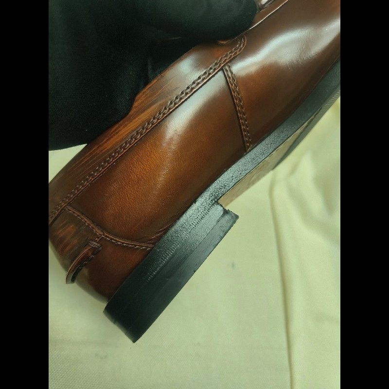 【8成新】㊣✨TOD'S✨（附鞋盒）**尺寸：8 1/2**陶德斯 咖啡色 皮革 漆皮 雲彩感 皮鞋 樂福鞋/二手鞋/二手精品/保證正品🌳二手樹屋🌳-20