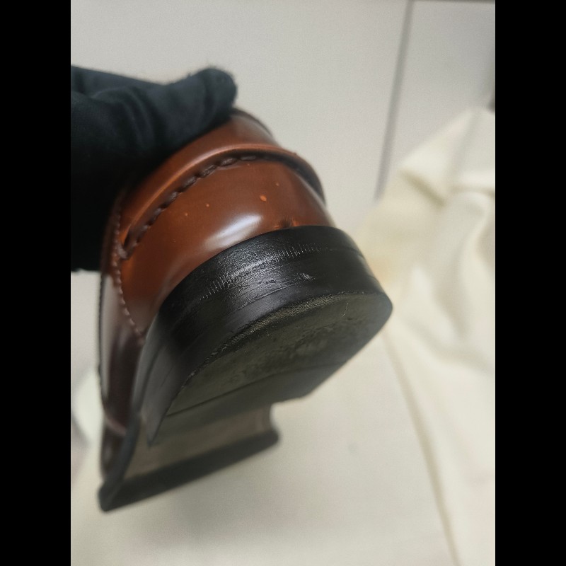 【8成新】㊣✨TOD'S✨（附鞋盒）**尺寸：8 1/2**陶德斯 咖啡色 皮革 漆皮 雲彩感 皮鞋 樂福鞋/二手鞋/二手精品/保證正品🌳二手樹屋🌳-21