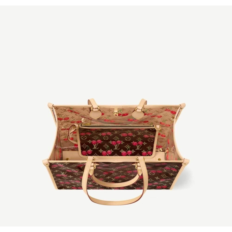 LOUIS VUITTON 村上櫻桃隨行 GM 手提包 大手提包 手提袋 方形包 m14306-2