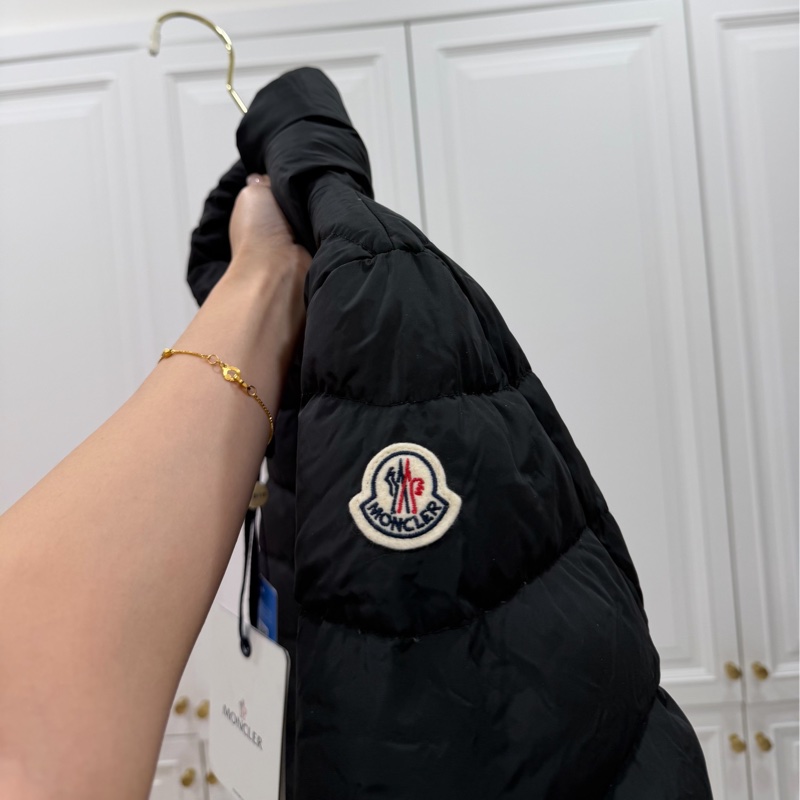 moncler 黑色 立領 輕羽絨 短版羽絨 羽絨外套 夾克 風衣外套 防風外套-2