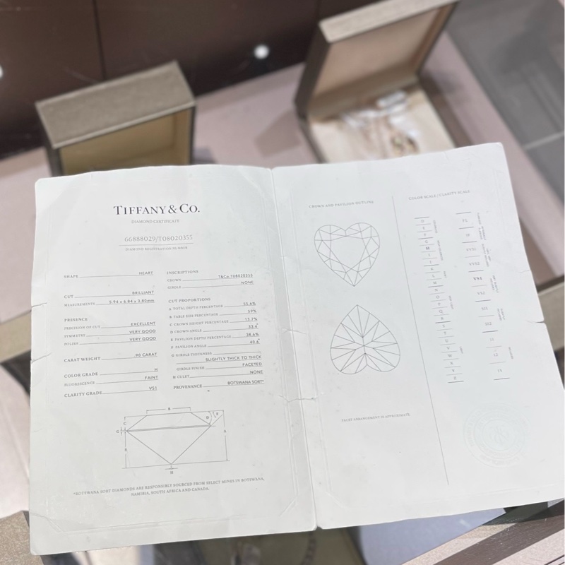 Tiffany蒂夫尼钻戒爱心订婚戒指-7