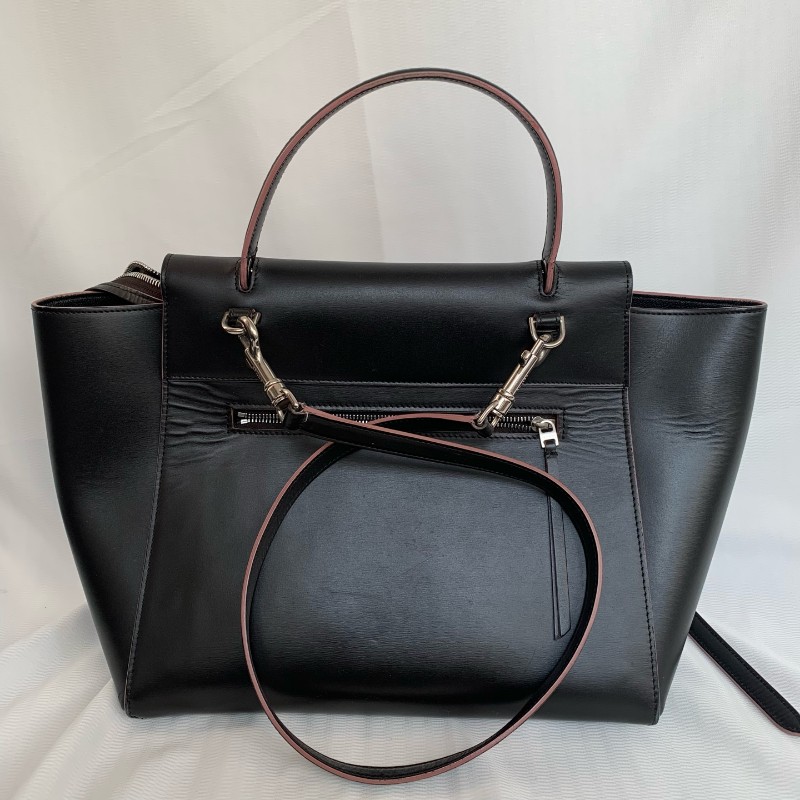 CELINE 黑色全皮鯰魚 底長28-2