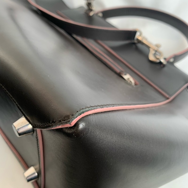 CELINE 黑色全皮鯰魚 底長28-7