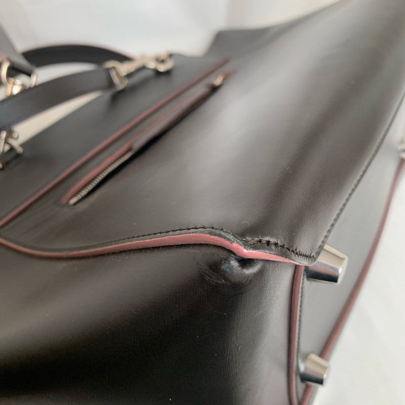 CELINE 黑色全皮鯰魚 底長28-8