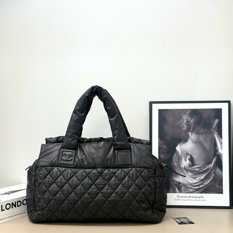 新到🖤Chanel coco cocoon太空系列羽絨托特包