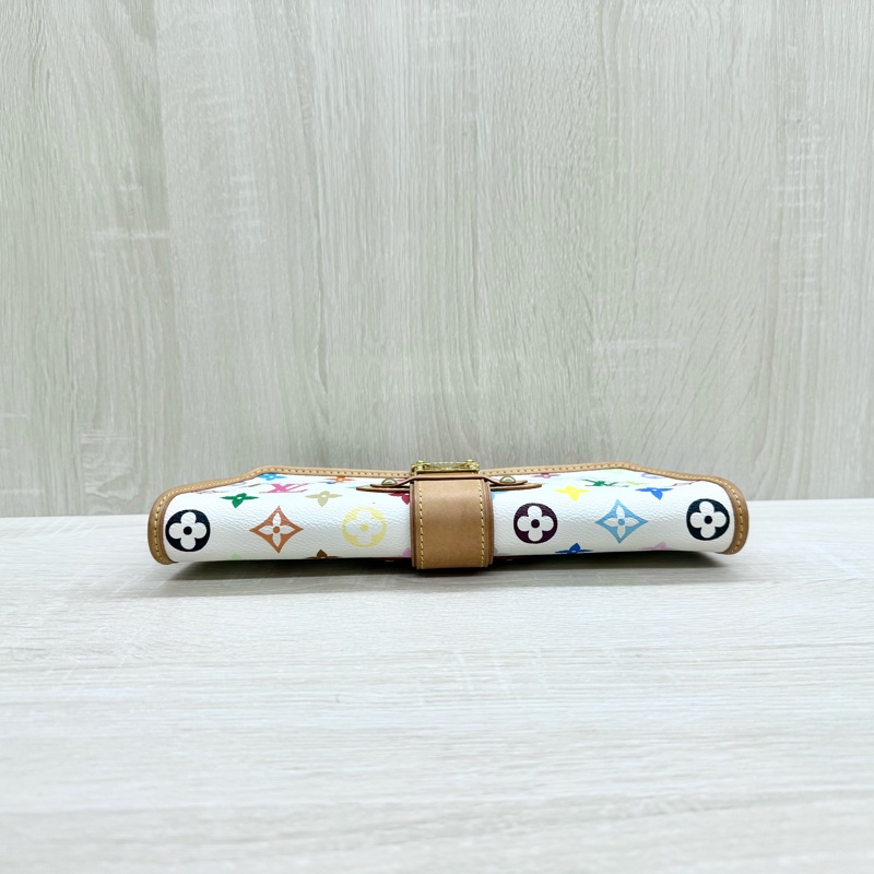 LV白彩插釦晚宴腋下包M40049-5