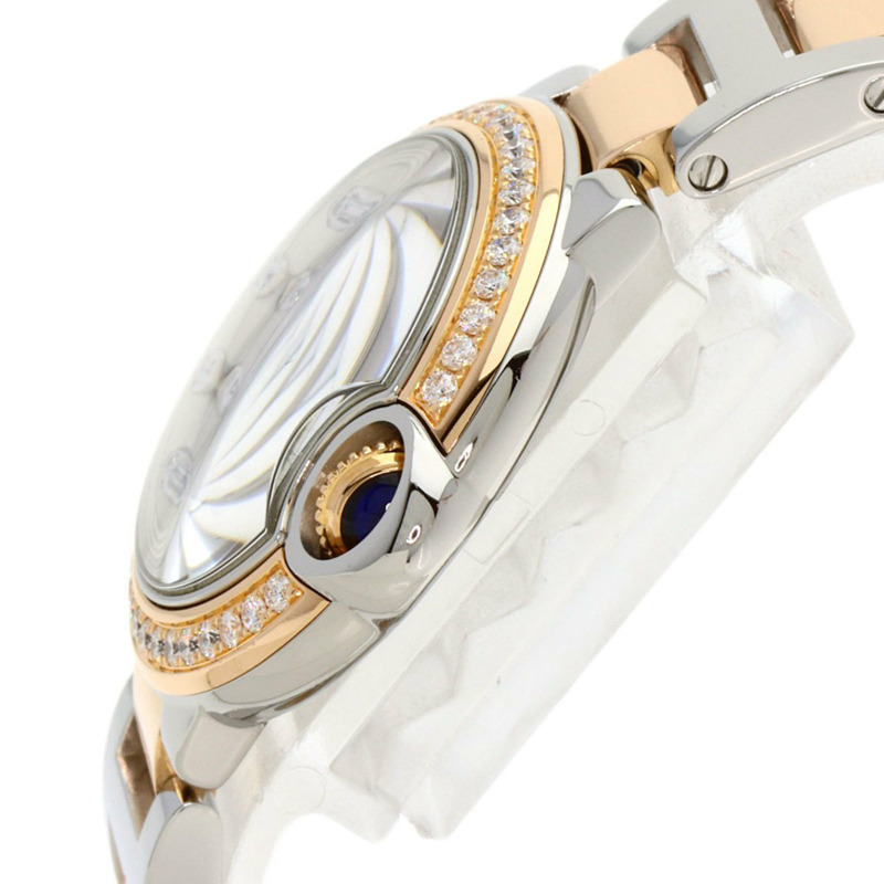 卡地亞 W3BB0009 藍氣球系列 28 毫米精鋼/SSx18KPG 女士腕錶-4