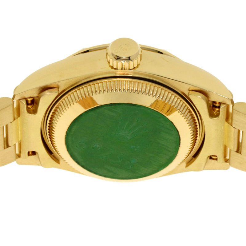 Rolex 69258G Datejust 錶圈鑲嵌 10 顆鑽石，18K 黃金/18KYG/鑽石女士腕錶-6