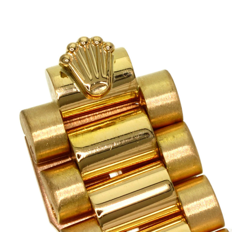 Rolex 69258G Datejust 錶圈鑲嵌 10 顆鑽石，18K 黃金/18KYG/鑽石女士腕錶-18