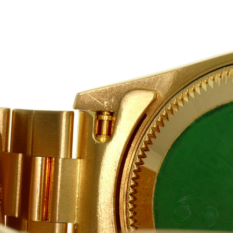 Rolex 69258G Datejust 錶圈鑲嵌 10 顆鑽石，18K 黃金/18KYG/鑽石女士腕錶-22